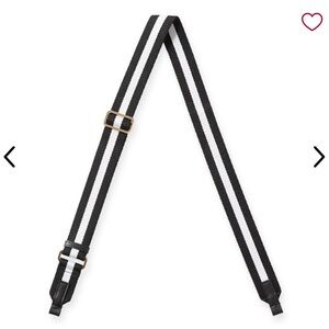 Mark & Graham Black and White Bag Strap only